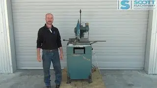 Brobo Waldown NF350 Used High Speed Double Mitre Drop Saw
