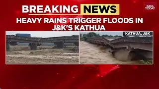 J&K Floods: Kathua Submerged, Key National Highway Bridge On Brink Of Collapse