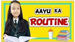 Aayu Ka ROUTINE VLOG ⏰️🤒📘 | Unit Test Routine 📚  | Family Vlog | Aayu and Vanu