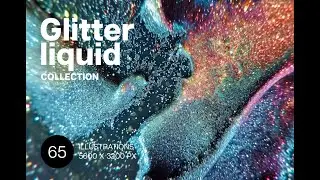 Glitter liquid Stock Graphics Download