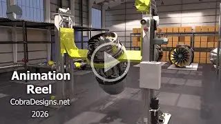 Industrial & Engineering 3D Animation Reel 2026 | Cobra Designs Studio