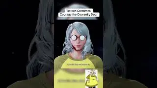 Courage the Cowardly Dog in tekken8 #tekken8customization #couragethecowardlydog  #cartoonnetwork