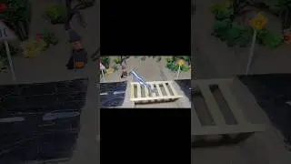 Magic Wizard Destroys the Mini Bridge 😱🪄 | Mini Construction#shorts