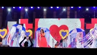 Shamitha Malnad Stage performance | ಮಧುರ ಪಿಸು ಮಾತಿಗೆ  | #shamithamalnad  #live #songs #kannada #fyp