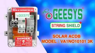 5KW Solar System Protection with GEESYS Brand Solar ACDB Safety Features | Solar AC Distribution Box