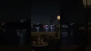 Epcot Harmonious Barge on Fire | 10/21/2022