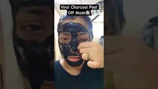 Charcoal Peel Off Mask 👻 #skincare #viralvideo #shortsvideo #mask #trending #shorts #youtubeshorts