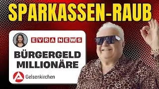 UNFASSBAR 🇩🇪 B&Uuml;RGERGELD MILLION&Auml;RE in Jobcenter-Stadt 🇩🇪 #sparkassenraub
