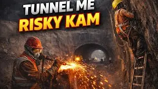 Vlog  5 TUNNEL ME RISKY KAAM 😱