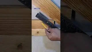 Easy way to find a perfect angle in the corner wooden work #woodworking #shorts