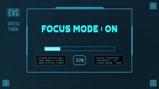 10 Minute Deep Work Timer | Cyberpunk Aesthetic