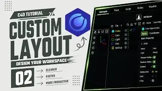 Custom Cinema4D Layout Setup — Faster Workflow Guide (Ep. 02)