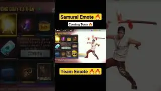 Samurai Emote 🔥🔥🔥😱😱😱🤩 | Gaming With MG #shorts