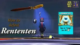 Wizard101: RENTENTEN Farming (EASY)- Aeon Boots Boss-Sournois Pas- Tracked In Ice Country Quest