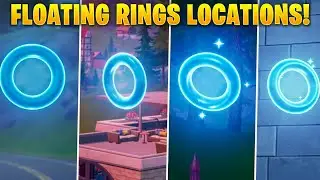 Fortnite Week 3 challenges | Find the blue rings at lazy lake