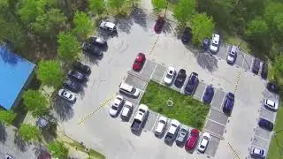 Drone over Coolidge Park Chattanooga