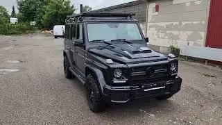 Установка багажника на крышу FRONT RUNNER на Mercedes Gwagon: покадровая съемка