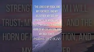 Psalms 18:2 KJV ~ The LORD is my _____ #shorts #lord #psalms