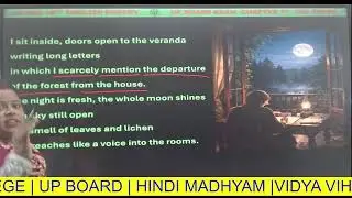 THE TREES | English L-7 | Class-10 | Hindi Medium | NCERT syllabus