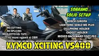 Kymco Xciting VS 400 napakaangas set up.. solid light and horn 