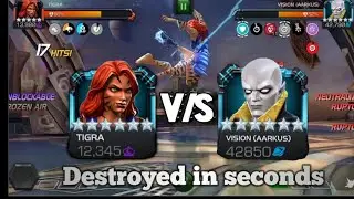 Tigra is an amazing counter for Vision aarkus