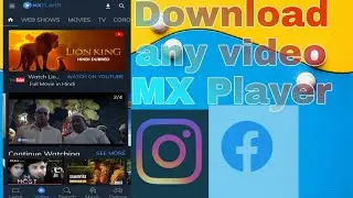 How to Download Any video in MX PLAYER and share files...