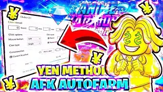 EASIEST AND FASTEST YEN AFK FARMING METHOD! In Anime Warrios Combat [Broken]