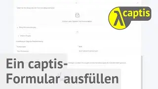 captis - Wie f&uuml;lle ich ein Formular aus?