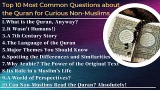 Top 10 Most Common Questions about the Quran for Curious Non-Muslims #quran #trending #viral #shorts