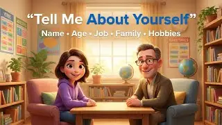 Talk About Yourself in English | Easy Beginner Introductions Podcast