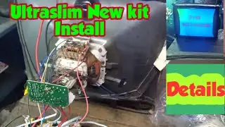 Ultra slim New kit Install Details. Crt tv new pcb installation.