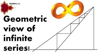 Geometric view of infinite series!