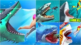 ALL THE BEST HUNGRY SHARK GAME ALL THE TIME IN ANDROID (2012-2025) part 6