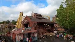 Paultons Park At Halloween - Windmill Towers On-Ride POV - October 2022 | kittikoko