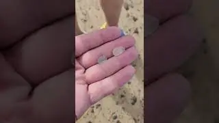 Triplet Glass Pebbles Found on the Beach 🌊 | Beautiful Sea Glass Discovery