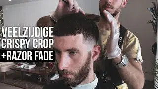 Veelzijdige Crispy Crop  + Razor fade | Herenkapsel inspiratie | Adrien