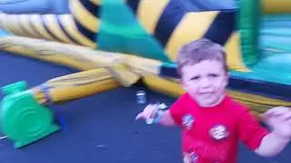 Max and Lexi love inflatables