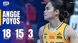 Angge Poyos FIRES 18 PTS for UST vs NU | UAAP SEASON 88 WOMEN&rsquo;S VOLLEYBALL | HIGHLIGHTS