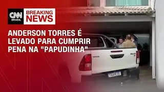 Veja momento que Anderson Torres é levado para cumprir pena na 