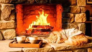 Live Fireplace Ambience 🔥 Cozy Crackling Fire for Relaxation & Sleep