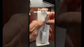 Digitize MiniDV to .mp4 Sony DCR-PC105E PAL to thunderbolt 3