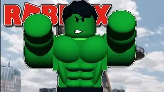 Я халк в роблокс Destroy a city