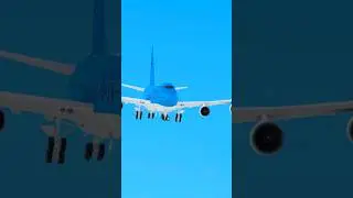 #shorts #Boeing 747 landing in #koreanair #frankfurt #gaming #realflightsimulator #pilot