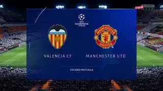 FIFA 19 | Valencia vs Manchester United - UEFA Champions League (Full Gameplay Xbox One X)