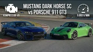 Porsche 911 GT3 oder Mustang Dark Horse SC – wer ist der Boss?