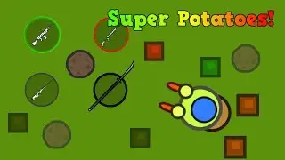 Surviv.io New Super Potatoes With Rare Loot!!! 21 Kill Solo Squads! (Surviv.io Update)