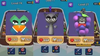 Merge ABC Lore Run Vs Spranky Merge Master Vs Epic Banana Run Merge Master Max Level Gameplay
