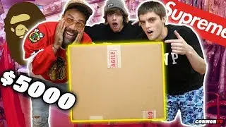 $5000 Hypebeast Mystery Box! INSANE Unboxing! Supreme Louis Vuitton Bape