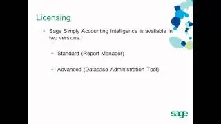 Sage Simply Accounting Licensing