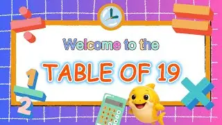 Table of Number 19, Table of 19